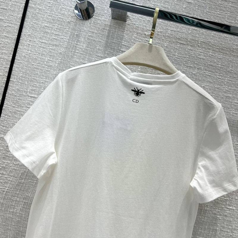 最安値挑戦ディオール VIBE Tシャツ 偽物 コットンジャージー & リネン dei13685